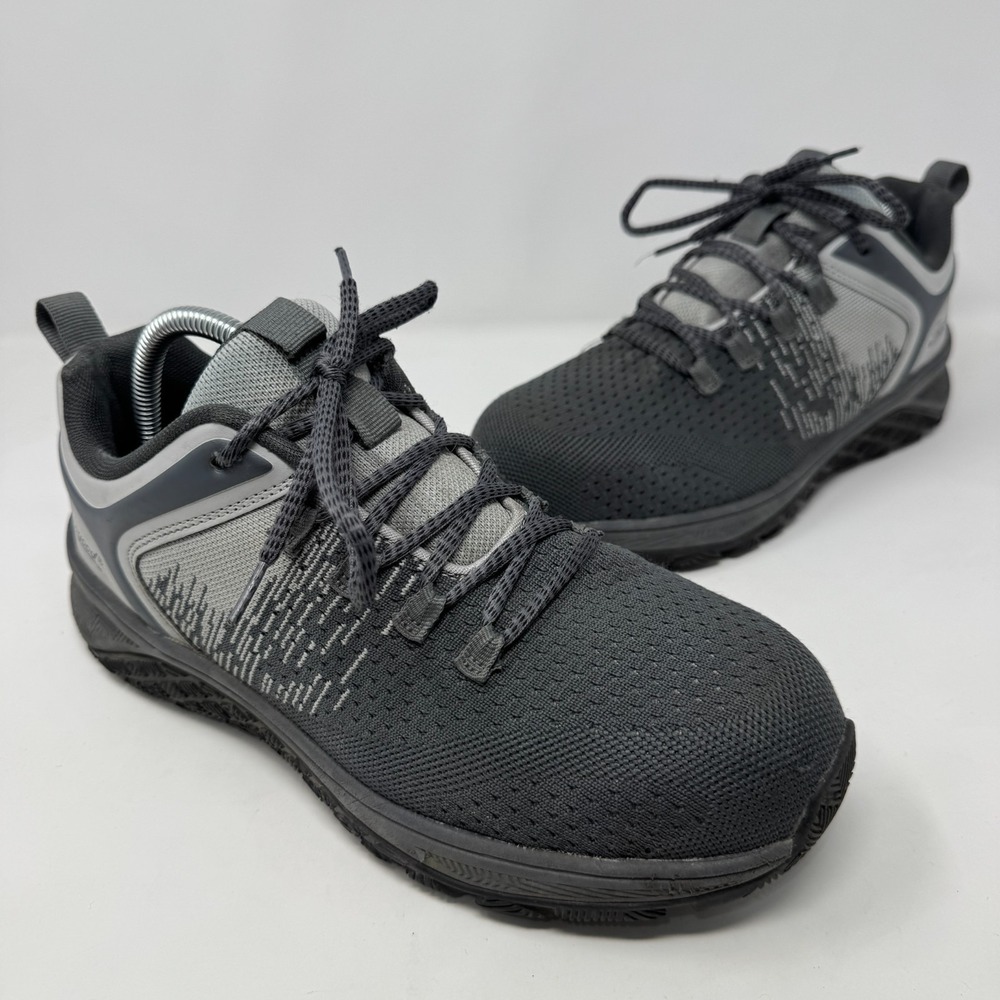 Men's Lightweight Breathable Athletic Sneakers - Gray/Black